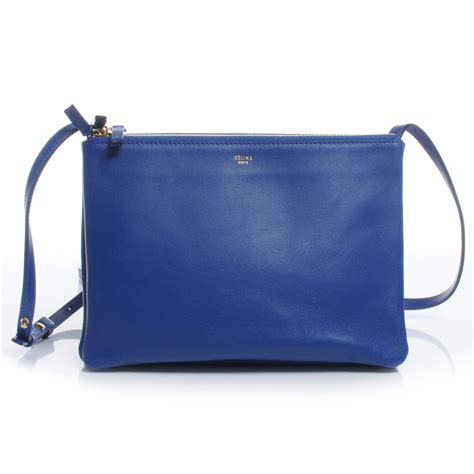 celine trio bag royal blue